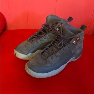 Size 7y Jordan 12s Wolf grey